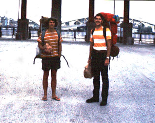 John and Bill at the Mexican border