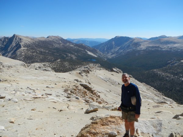 Bill Finch in front of Rattlesnake Canyon